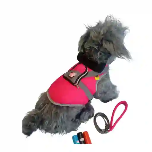 Trailla Y Chaqueta Porta Bolsas Nuevo Mediano Fucsia