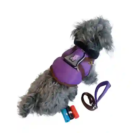 Trailla Y Chaqueta Porta Bolsas Nuevo Grande Morado