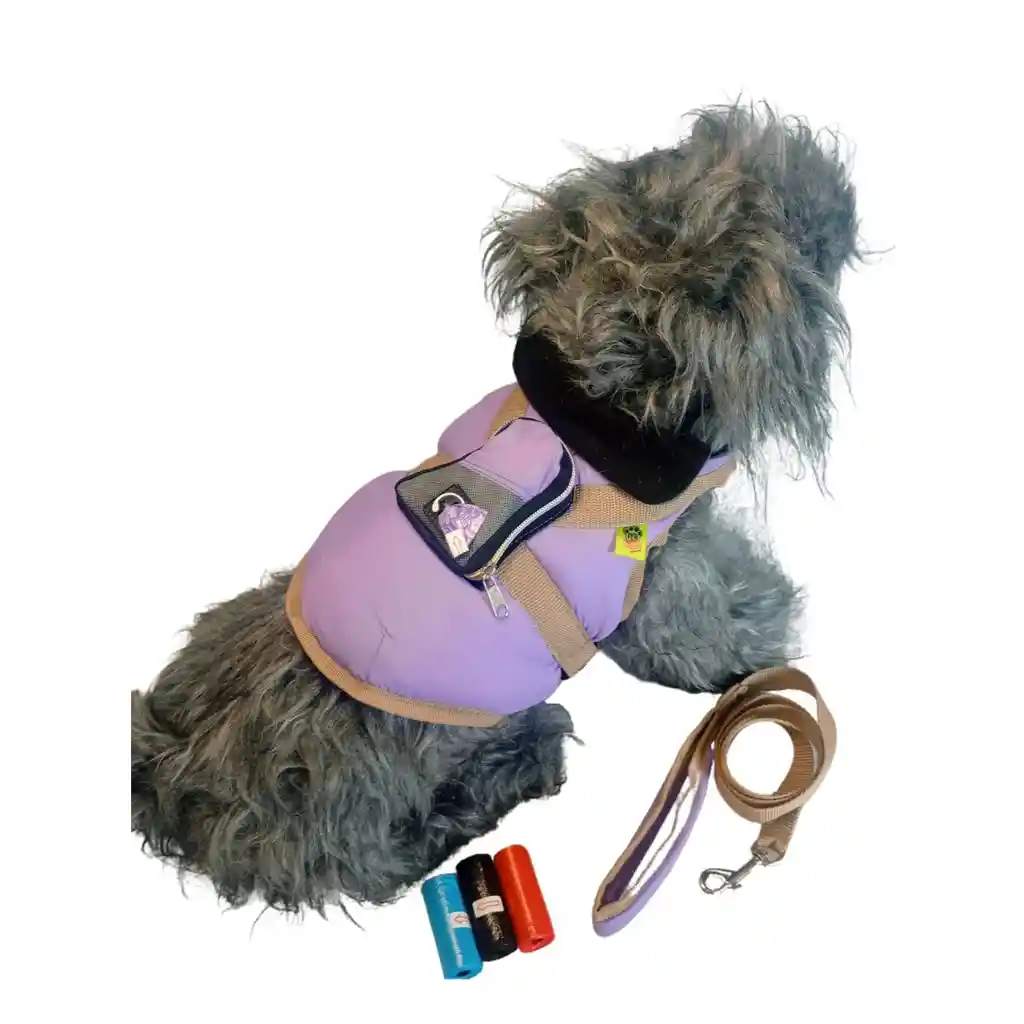 Trailla Y Chaqueta Porta Bolsas Nuevo Extra Grande Lila