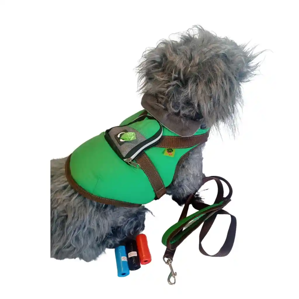 Trailla Y Chaqueta Porta Bolsas Nuevo Extra Grande Verde