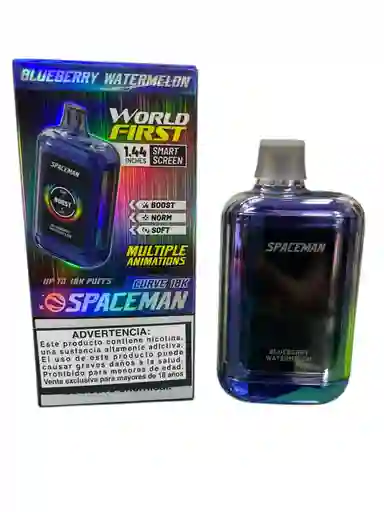 Vape Spaceman De 18000 Puffs Blueberry Vaper Vapper Vapeador Cigarrilo Electronico