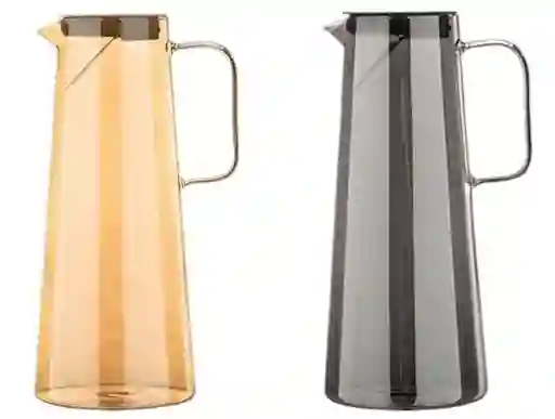 Jarra De Cristal Con Tapa De 1350 Ml Perfecta Para Servir Limonada Y Agua