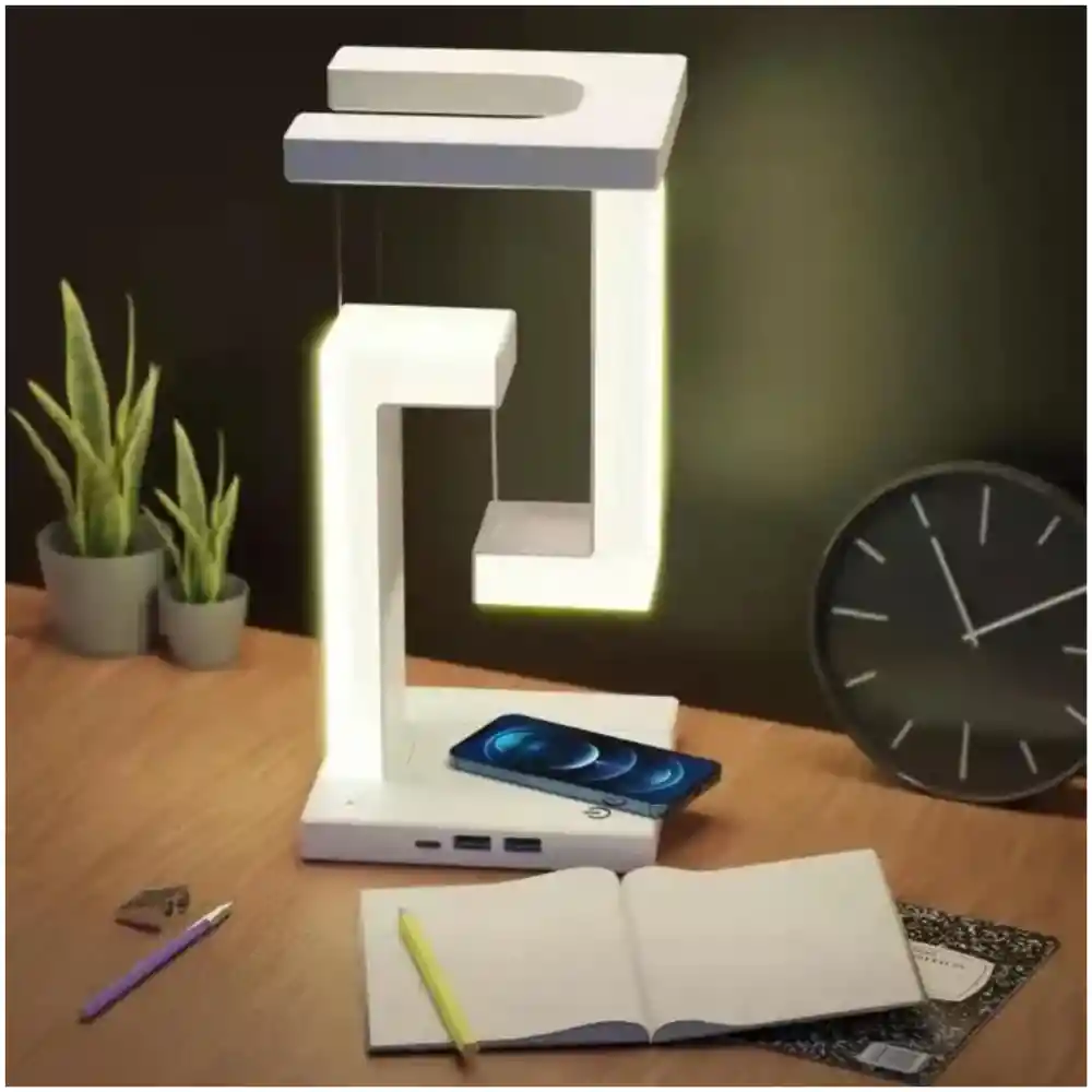 Lampara Luz Led Decorativa Con Cargador Inalámbrico 2238 Tm