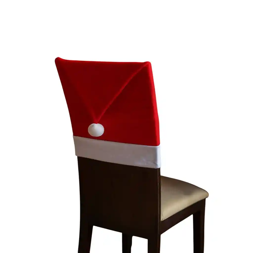 Espaldar De Silla Diseño Gorro De Navidad