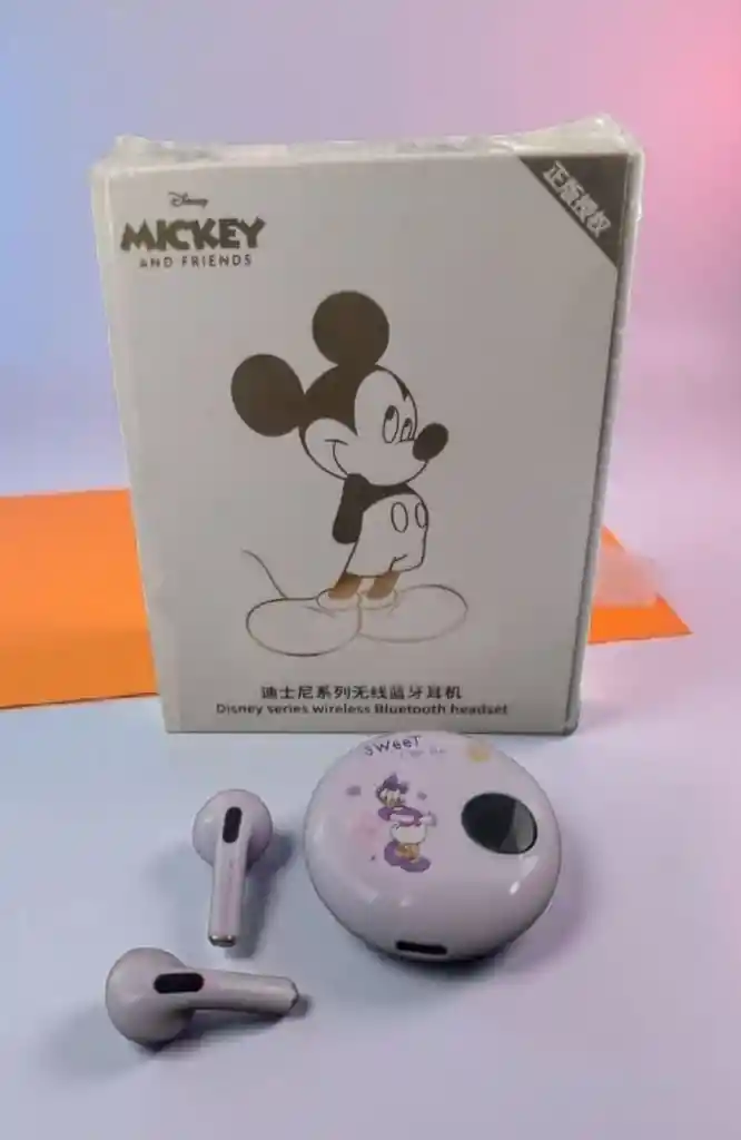 Audífonos Bluetooth Inalámbricos Disney Mickey & Friends Estuche Daisy