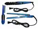 Plancha Nano Titanium + Rizador Curl Perfect 7 En 1 | Combo Wr-901ª