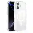 Funda Iphone 17 Transparente Con Imán Incorporado