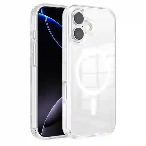Funda Iphone 17 Transparente Con Imán Incorporado