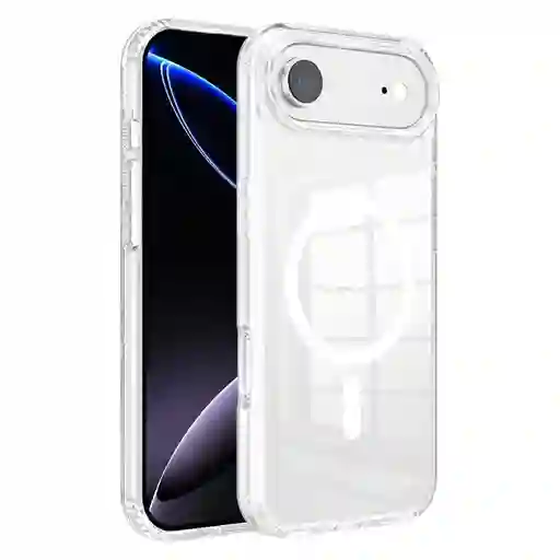 Funda Iphone 17 Air Transparente Con Imán Incorporado