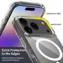 Funda Iphone 17 Transparente Con Imán Incorporado