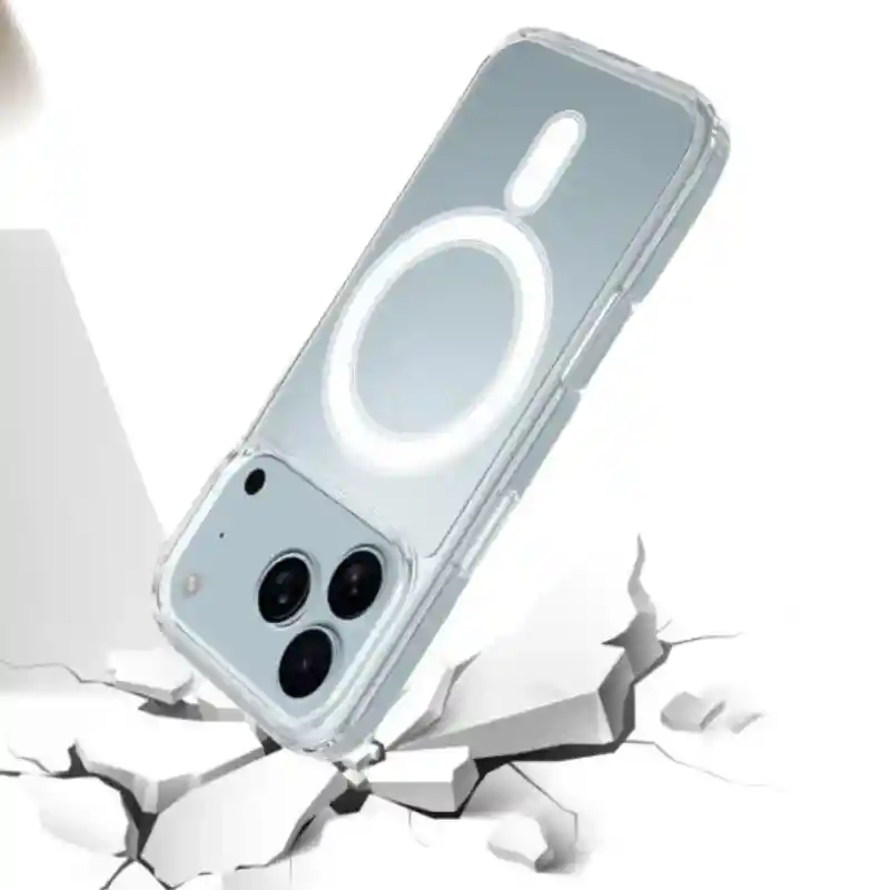Funda Iphone 17 Pro Max Transparente Con Imán Incorporado