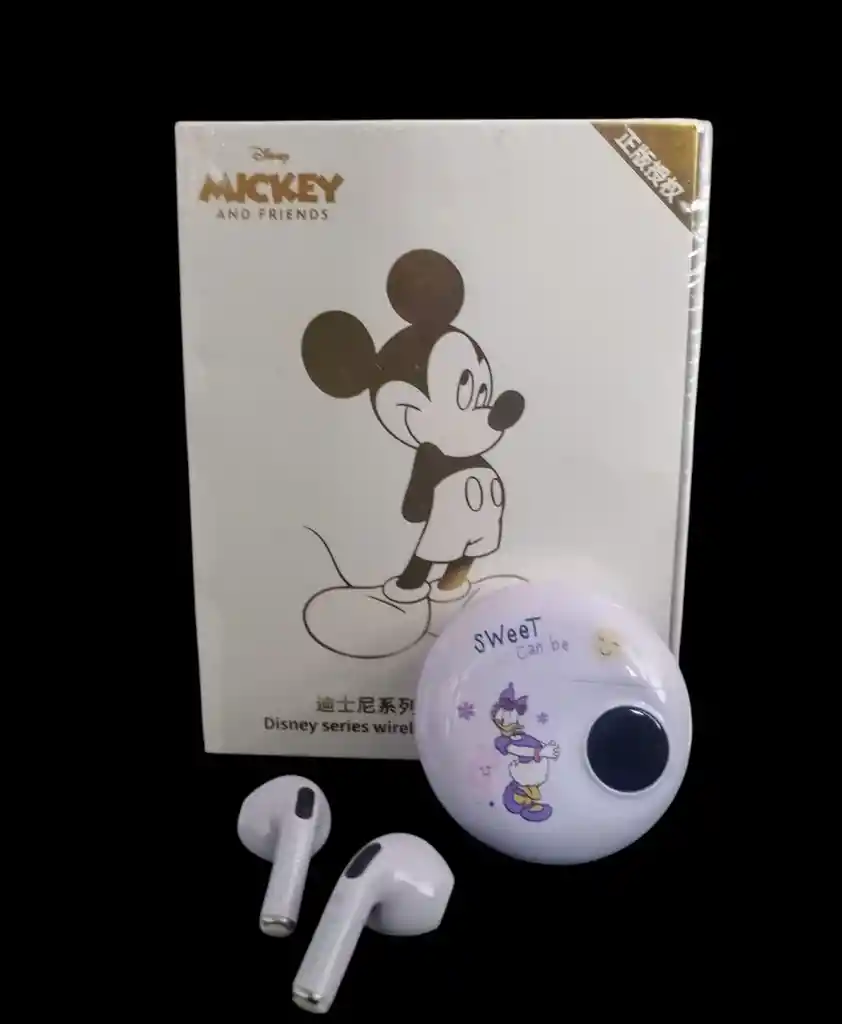 Audífonos Bluetooth Inalámbricos Disney Mickey & Friends Estuche Daisy