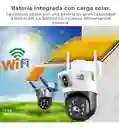 Camara Wifi Solar Exterior/ Camara De Seguridad Con Batería Solar 4k/camara Wifi/ Lente Dual