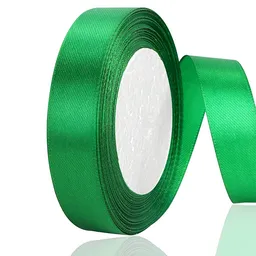 Cinta Satin De 2.5 Cm Verde Navidad X2 Mt