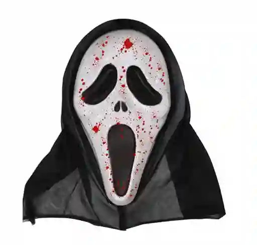 Mascara Grito Con Salpicadura De Sangre - Halloween