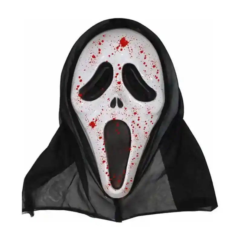 Mascara Grito Con Salpicadura De Sangre - Halloween