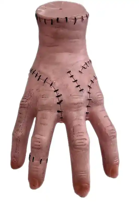 Dedos Wednesday Addams, Merlina Mano Látex - Halloween