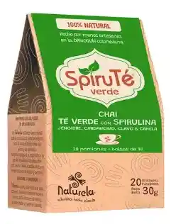 Spirute Verde Con Spirulina X30gr Naturela