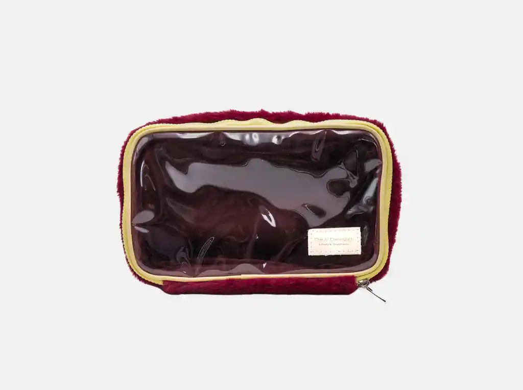 Glassy Bag M Fur Cherry