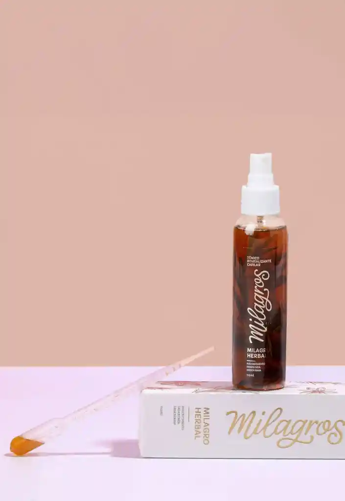 Tónico Revitalizante Capilar Milagro Herbal (tónico Con Romero)