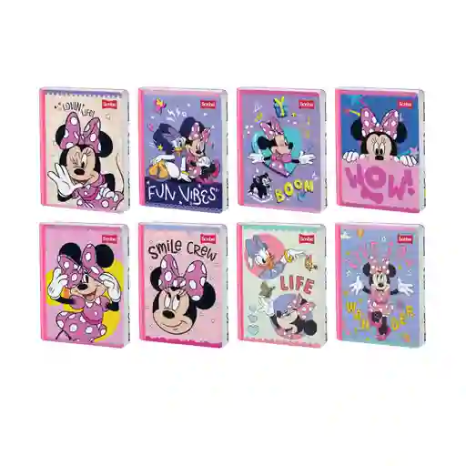 Cuaderno Scribe Cosido 100hojas Rayado Minnie