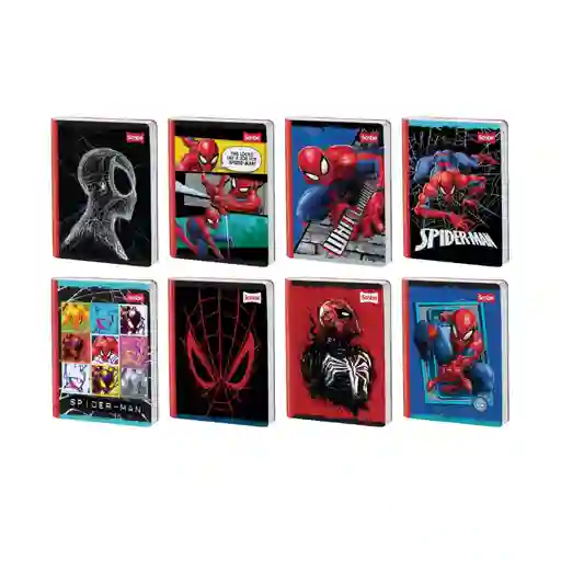 Cuaderno Scribe Cosido 100 Hojas Cuadros Spiderman