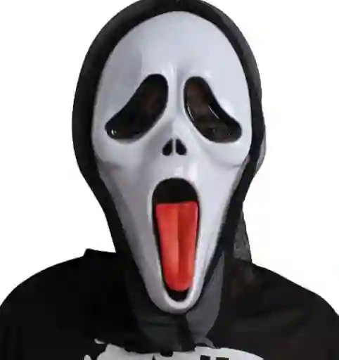 Mascara Grito Con La Lengua Afuera - Halloween