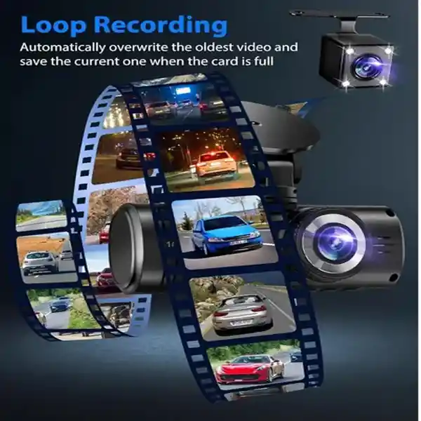 Camara Dvr Para Carro 3 En 1 Full Hd Con Sensor