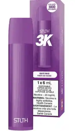 Stlth 3k Grape Punch 6ml