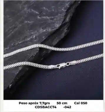 Cadena Plata 925 Peso 7.7 50cms