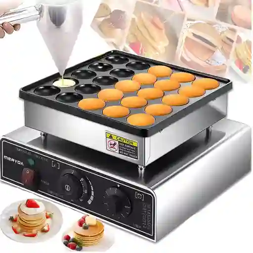Maquina Para Hotcakes 25 Pcs Industrial Gris