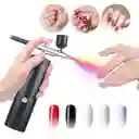 Aerografo Inalambrico Compresor Multifuncion Maquillaje Uñas Color
