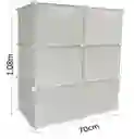 Armario Modular De 6 Cubos – Beige Inde24-185