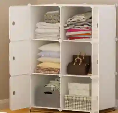 Armario Modular De 6 Cubos – Beige Inde24-185