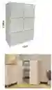 Armario Modular De 6 Cubos – Beige Inde24-185