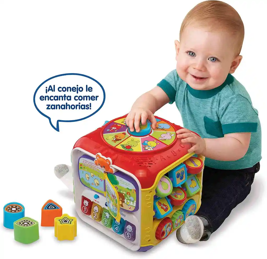 Juguete De Estimulación Divercubo Descubrimientos Para Bebés