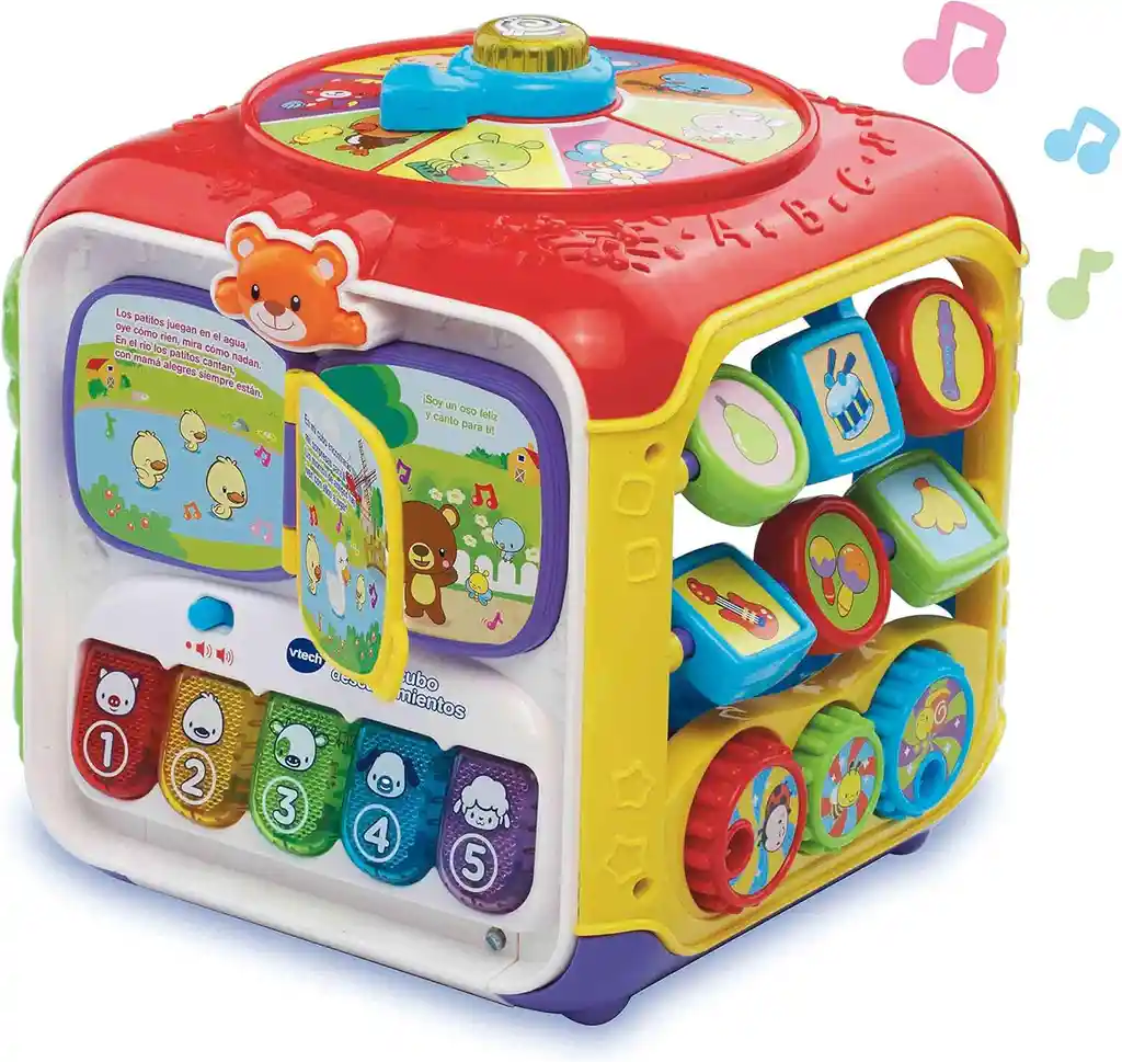 Juguete De Estimulación Divercubo Descubrimientos Para Bebés