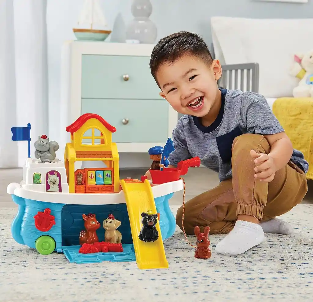 Juguete Estimulación Arca Baby Animalitos Para Bebés