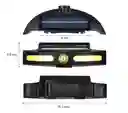 Linterna Frontal Solar Recargable Tipo C Impermeable Led Sensor