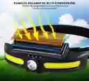 Linterna Frontal Solar Recargable Tipo C Impermeable Led Sensor