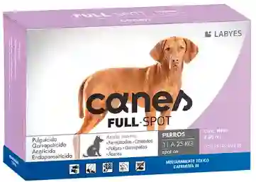 Desparasitante Canes Full Spot Perros 11 A 25 Kg (interno Y Externo)