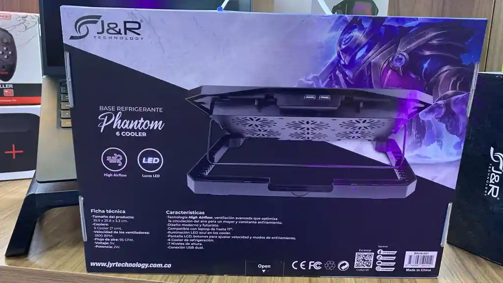 Base Refrigerante Phantom 6 Cooler