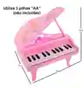 Piano De Juguete Pink Princesses Con Luces Led Rosa