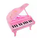Piano De Juguete Pink Princesses Con Luces Led Rosa
