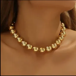 Collar Balines Dorado