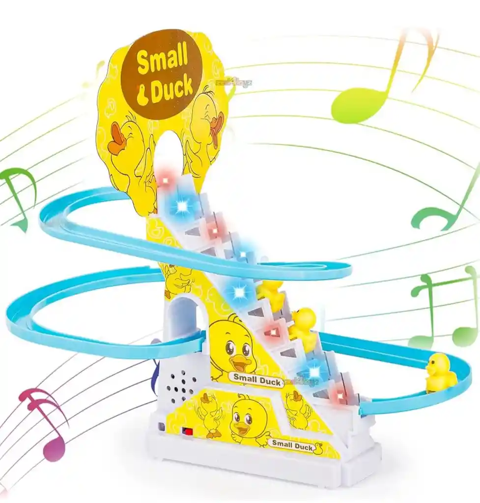 Pista Magica Patitos Con Sonido Montaña Rusa Juguete Para Niños Y Niñas
