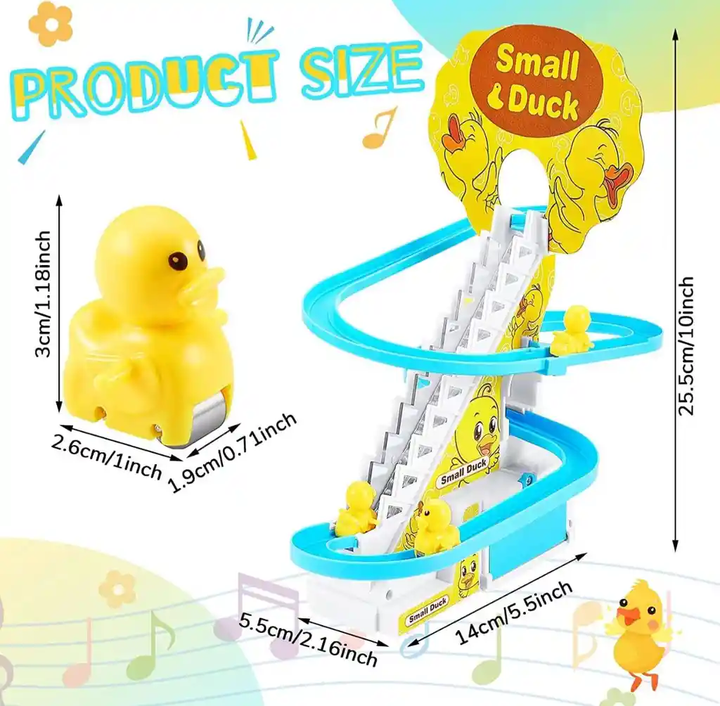 Pista Magica Patitos Con Sonido Montaña Rusa Juguete Para Niños Y Niñas