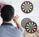 Juego De Dardos Tiro Al Blanco Tablero Reversible