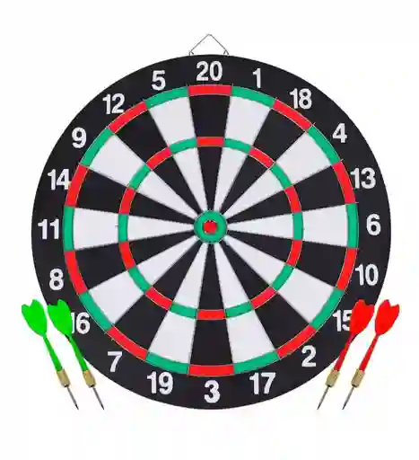 Juego De Dardos Tiro Al Blanco Tablero Reversible