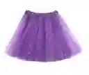 Tutú Falda Morado Mujer De Red Con Purpurina Y Lentejuelas Brillante Disfraz de halloween